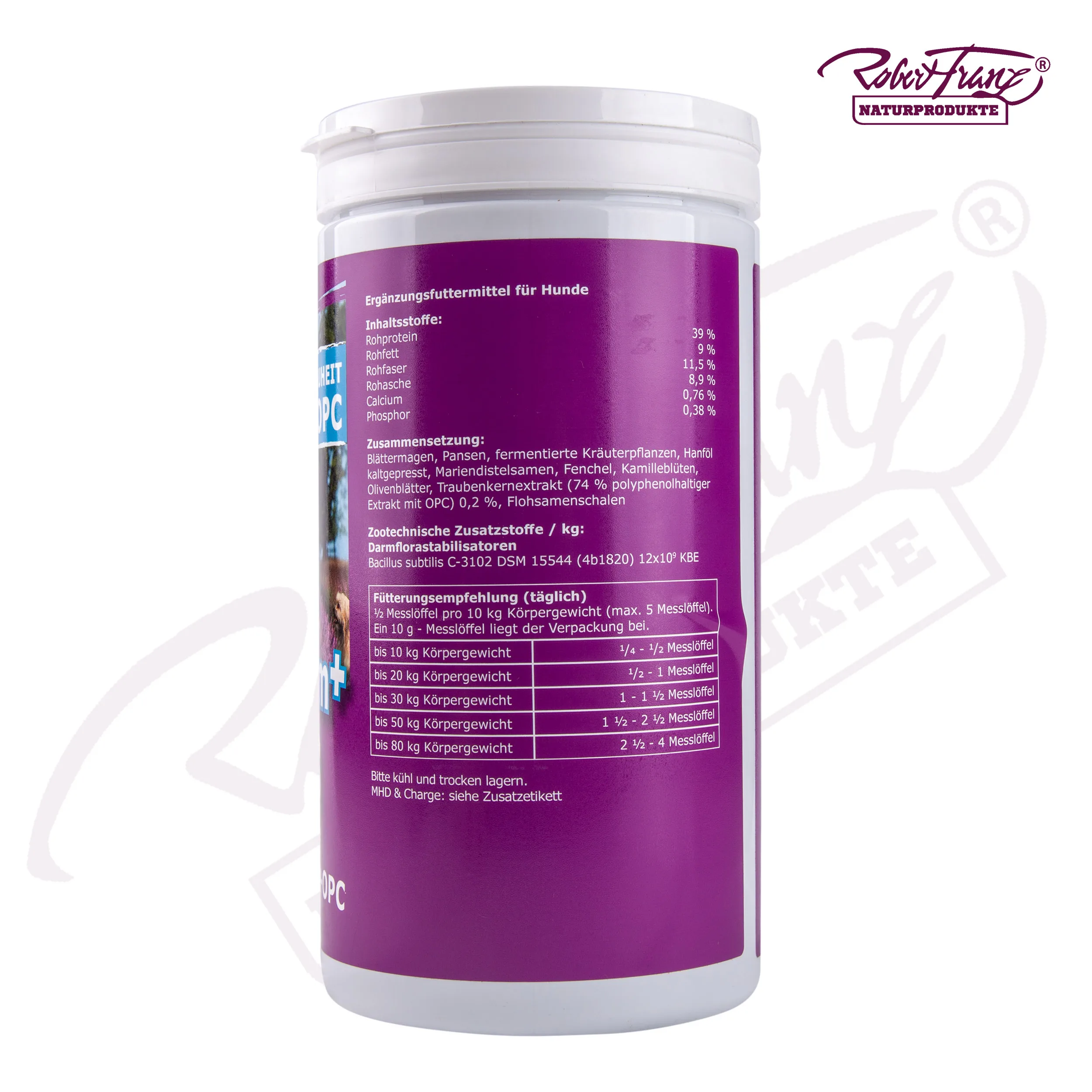 Magen & Darm Pellets + Darmflorastabilisator+OPC  "explizit für Hunde" 900g – Bild 2