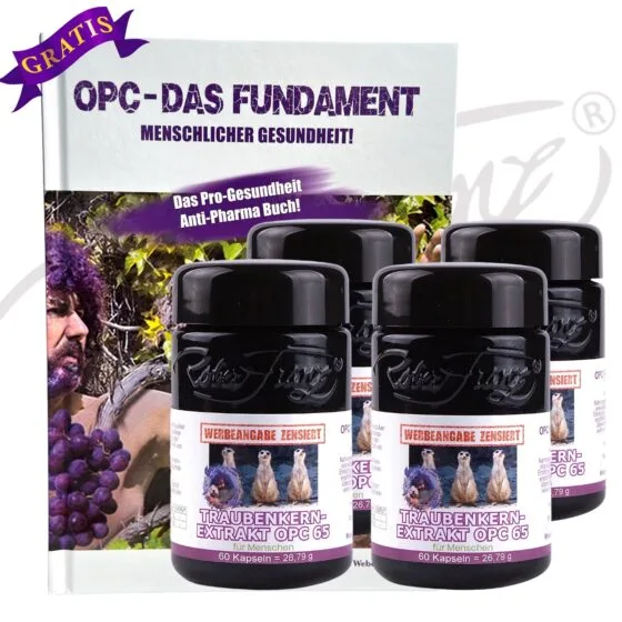 Kombipaket 4er-Pack OPC65 + gratis OPC Buch