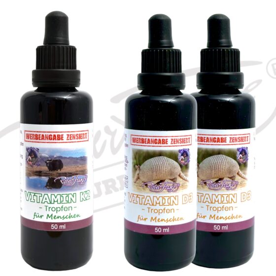 Kombipaket 2 x D3 Tropfen + 1 x K2 Tropfen