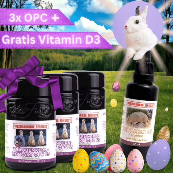 3x OPC Kapseln + gratis D3 Tropfen