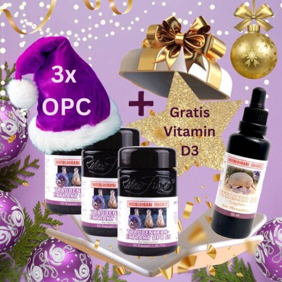 3x OPC Kapseln + gratis D3 Tropfen